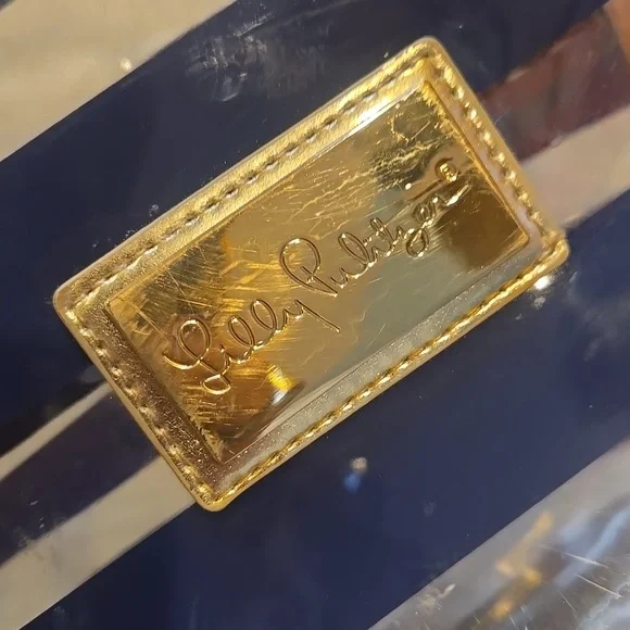 Lilly Pulitzer Shoreline "Raise the Sails" Vinyl Tote Bag - Picture 2 of 14